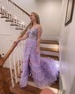 Ball Gown/Princess Sweetheart Tulle Sweep Train Prom Dresses With Tiered