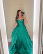 Corset Ball Gown/Princess Satin Sweetheart Ruched Prom Dresses