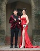 Elegant Sheath/Column Satin Sweetheart Cut Out Prom Dresses