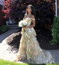 Corset Ball Gown/Princess Tulle Sweetheart Appliques Prom Dresses