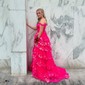 Corset Ball Gown/Princess Tulle Sweetheart Appliques Prom Dresses