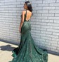 Sparkly Trumpet/Mermaid Sequin V-neck Prom Dresses