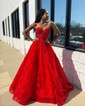 Glitter Ball Gown/Princess Sweetheart Appliques Prom Dresses