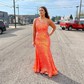 Trumpet/Mermaid One Shoulder Sequined Floor-length Prom Dresses