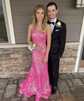 Trumpet/Mermaid One Shoulder Sequined Floor-length Prom Dresses