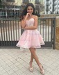 Corset Skater Glitter Sweetheart Homecoming Dresses