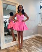 Corset Skater Taffeta Sweetheart Homecoming Dresses