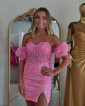 Corset Sequin Bodycon Sweetheart Homecoming Dresses