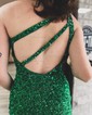 Sparkly Bodycon Sequin One Shoulder Cut Out Homecoming Dresses