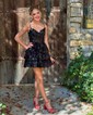 Corset Skater Appliques Tiered Homecoming Dresses