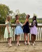 Corset Lilac Skater Tulle Sweetheart Homecoming Dresses