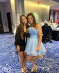 Unique Skater Chiffon Ruffle Ruched Homecoming Dresses