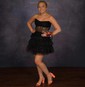 Corset Black Skater Glitter Tiered Homecoming Dresses