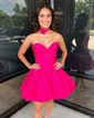 Corset Skater Taffeta Sweetheart Homecoming Dresses