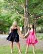 Corset Fuchsia Skater Satin Sweetheart Homecoming Dresses