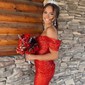 Sparkly Red Bodycon Sequin Ruched Homecoming Dresses