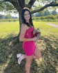 Corset Fuchsia Tight Jersey Sweetheart Homecoming Dresses