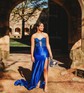 Trumpet/Mermaid Sweetheart Silk-like Satin Sweep Train Prom Dresses With Beading