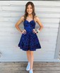 Corset Skater Sequin Sweetheart Homecoming Dresses