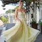 Ball Gown/Princess Sweetheart Lace Tulle Sweep Train Prom Dresses With Appliques Lace