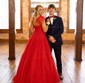 Ball Gown/Princess Sweetheart Tulle Floor-length Prom Dresses With Bow