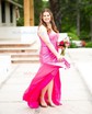 Trumpet/Mermaid Sweetheart Silk-like Satin Sweep Train Prom Dresses With Ruched