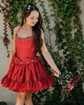 Unique Skater Taffeta Beaded Ruffle Homecoming Dresses