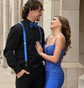 Trumpet/Mermaid V-neck Jersey Sweep Train Prom Dresses With Beading