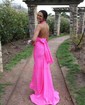 Mermaid Halter Jersey Backless Prom Dresses