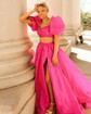 Ball Gown/Princess Off-the-shoulder Satin Sweep Train Prom Dresses With Ruched