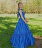 Ball Gown Sweetheart Taffeta Floor-length Prom Dresses With Bow