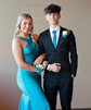 Trumpet/Mermaid V-neck Jersey Sweep Train Beading Prom Dresses