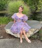 Corset Skater Tulle Sweetheart Ruffle Homecoming Dresses