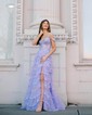 Ball Gown/Princess Sweetheart Tulle Sweep Train Prom Dresses With Tiered