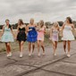 Corset Skater Glitter Tulle Tiered Homecoming Dresses