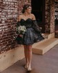 Corset Skater Glitter Sweetheart Homecoming Dresses