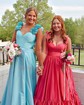 Ball Gown Sweetheart Taffeta Floor-length Prom Dresses With Bow