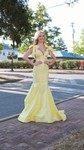 Modest Trumpet/Mermaid Satin V-neck Beaded Bow Prom Dresses