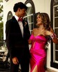 Trumpet/Mermaid Sweetheart Silk-like Satin Sweep Train Prom Dresses With Ruched