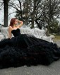 Puffy Ball Gown/Princess Tulle Sweetheart Ruffle Prom Dresses