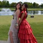 Puffy Black Taffeta Ball Gown/Princess Ruched Prom Dresses