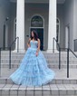 Glitter Ball Gown/Princess Sweetheart Ruffle Prom Dresses