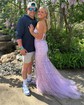 Trumpet/Mermaid Sweep Train Sweetheart Tulle Appliques Lace Prom Dresses