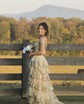 Ball Gown/Princess Off-the-shoulder Tulle Sweep Train Prom Dresses With Appliques Lace