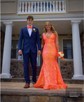 Sparkly Trumpet/Mermaid Sequin V-neck Prom Dresses