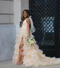 Puffy Ball Gown/Princess Tulle Tiered Ruffle Prom Dresses