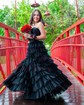 Ball Gown/Princess Sweetheart Tulle Sweep Train Prom Dresses With Tiered